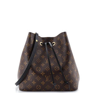 Louis Vuitton MM NeoNoe Handbag Monogram Canvas with Leather
